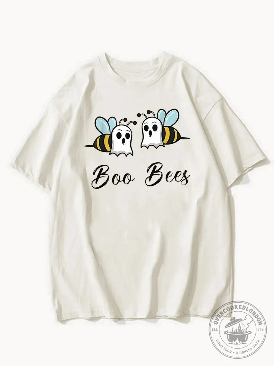 Boo Bees Funny Halloween Ghost Bee Pun Humor Graphic T-Shirt