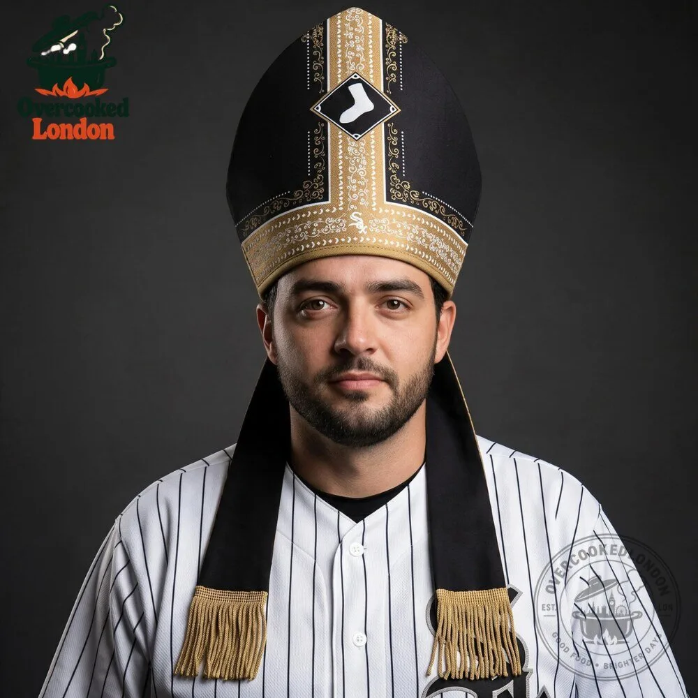 Chicago White Sox Pope Hat Black Gold Giveaway 2026 9 Chicago White Sox Pope Hat Black Gold Giveaway 2026